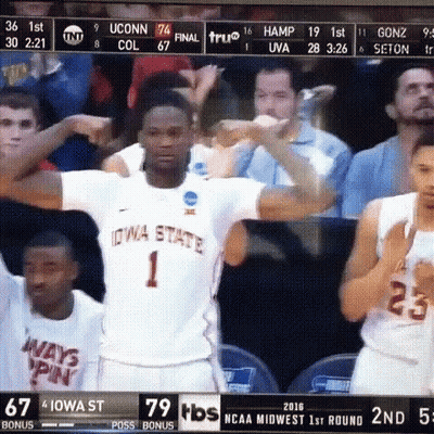 Basketball Player Number 1 In Front Of Crowd GIF