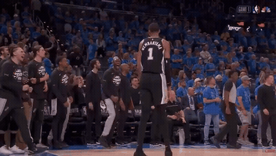 Basketball Player Number 1 On Court GIF