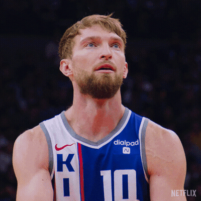 Basketball Player Number 10 Looking Up GIF