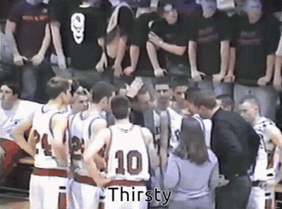 Basketball Player Number 10 Surrounded GIF
