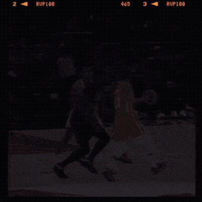 Basketball Player Number 11 Dribbling GIF