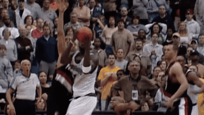 Basketball Player Number 11 Jumping For Ball GIF