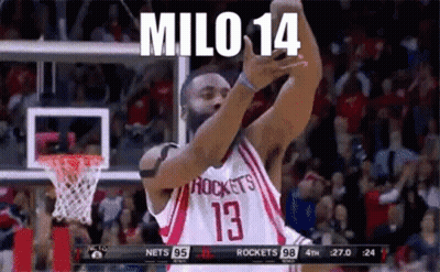 Basketball Player Number 13 Celebrates GIF
