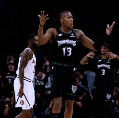 Basketball Player Number 13 Celebrating GIF
