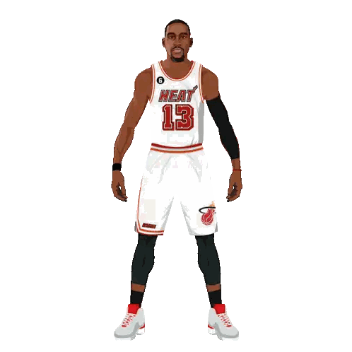 Basketball Player Number 13 Sticker