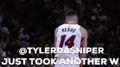 Basketball Player Number 14 Standing In Front Of Crowd GIF