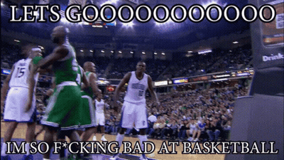 Basketball Player Number 15 In Front Of Crowd GIF