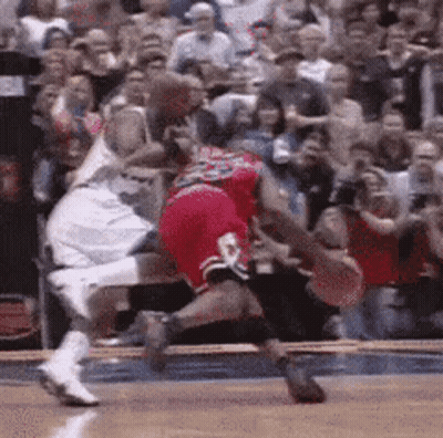 Basketball Player Number 23 Being Chased GIF