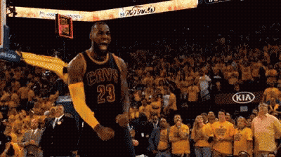 Basketball Player Number 23 Celebrating GIF