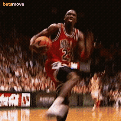 Basketball Player Number 23 Jumping GIF