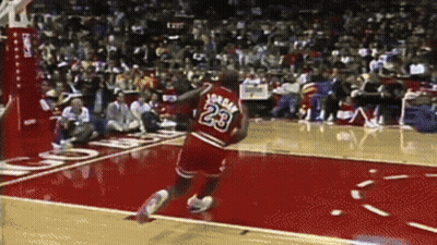 Basketball Player Number 23 Jumping GIF