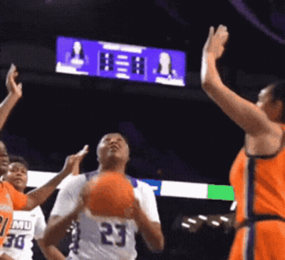 Basketball Player Number 23 Ready To Shoot GIF