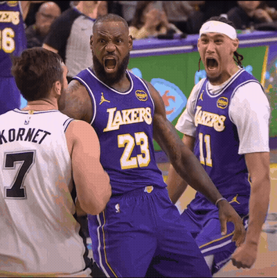 Basketball Player Number 23 Screaming GIF