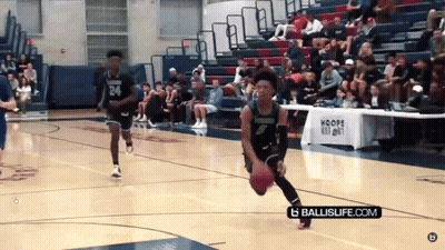 Basketball Player Number 24 Dribbling Ball GIF