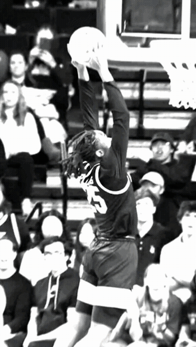 Basketball Player Number 25 Jumping To Catch Ball GIF