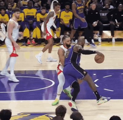 Basketball Player Number 28 Dribbling GIF