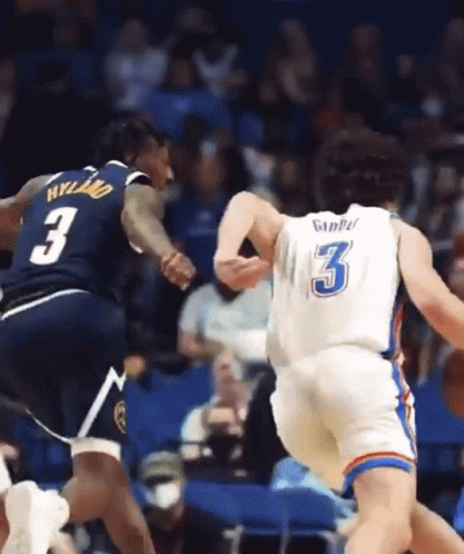 Basketball Player Number 3 Being Chased GIF