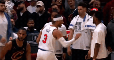 Basketball Player Number 3 Shaking Hands GIF