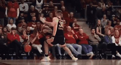Basketball Player Number 30 Dribbling GIF