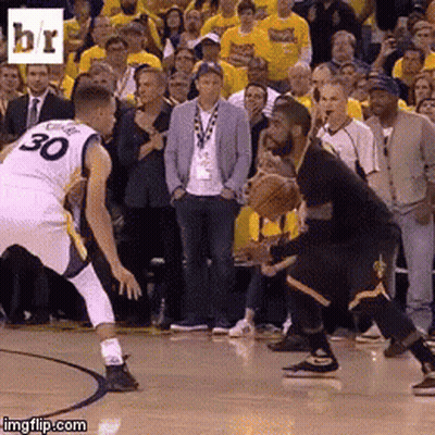 Basketball Player Number 30 Dribbling GIF
