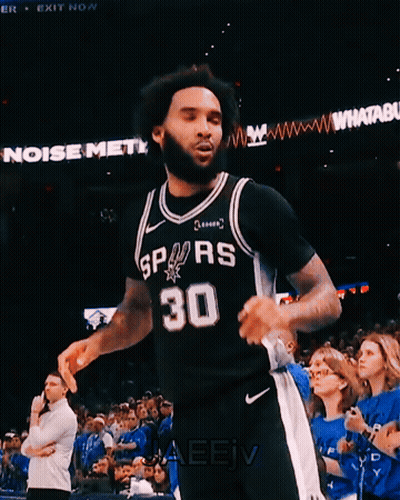 Basketball Player Number 30 In Front Of Crowd GIF