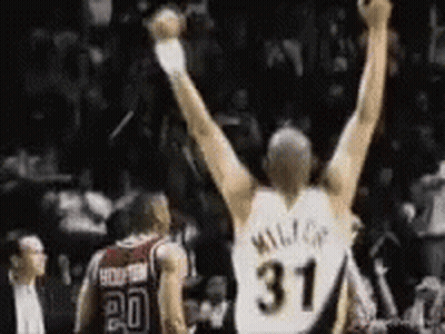 Basketball Player Number 31 Raising Arms GIF