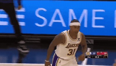 Basketball Player Number 31 Running GIF