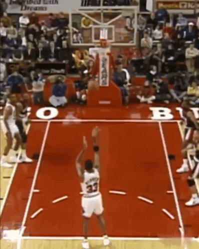 Basketball Player Number 33 Shooting GIF