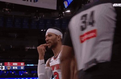 Basketball Player Number 34 Talking To Another GIF