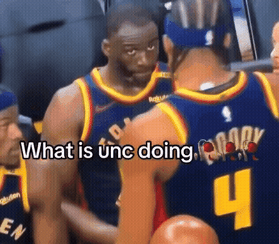 Basketball Player Number 4 Talking To Another Player GIF