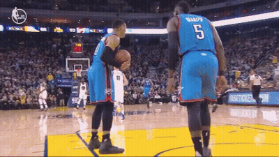 Basketball Player Number 5 Holding Ball GIF