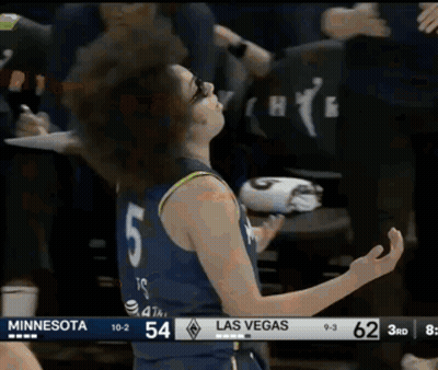 Basketball Player Number 5 In Stands GIF