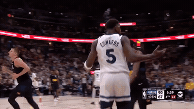 Basketball Player Number 5 On Court GIF