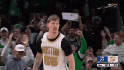 Basketball Player Number 55 In Front Of Crowd GIF