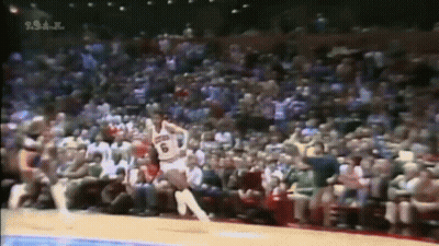 Basketball Player Number 6 Jumping GIF