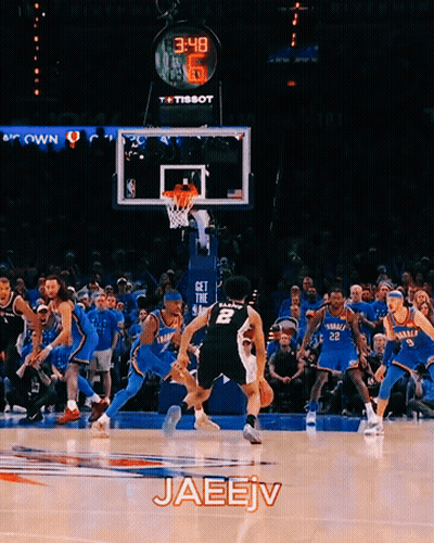 Basketball Player Number 8 Dribbling GIF