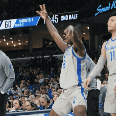 Basketball Player Number 8 In Front Of Crowd GIF