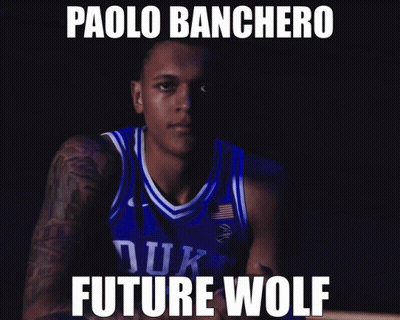 Basketball Player Paolo Banchero Future Wolf GIF