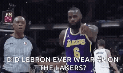 Basketball Player Pointing At Referee GIF