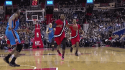 Basketball Player Runs Shoots Ball Single Leg Deadlift GIF