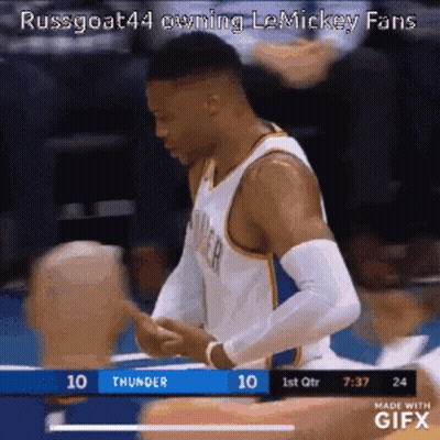 Basketball Player Russgoat44 Owning Le Mickey Fans GIF