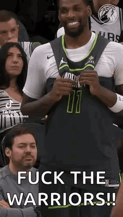 Basketball Player Saying Fuck The Warriors GIF