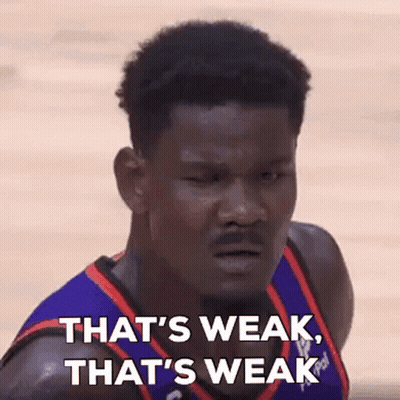 Basketball Player Saying That's Weak That's Weak GIF