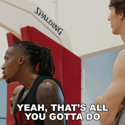 Basketball Player Saying Yeah GIF