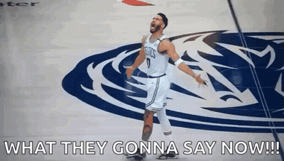Basketball Player Screaming Arms Outstretched GIF
