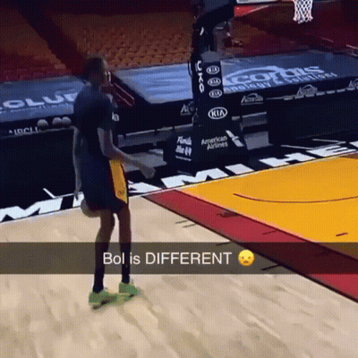 Basketball Player Standing On Court Bol Is Different GIF