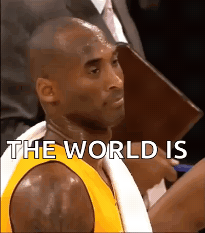 Basketball Player Towel The World Behind Him GIF
