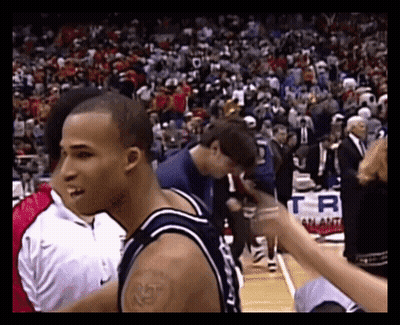 Basketball Player Wearing Atlanta Jersey GIF