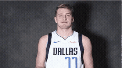 Basketball Player Wearing Dallas Jersey Making A Face GIF