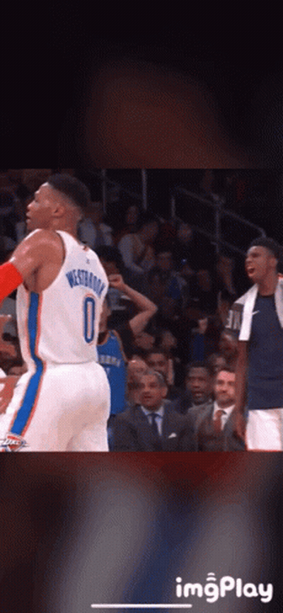 Basketball Player Wearing Number 0 Jersey GIF